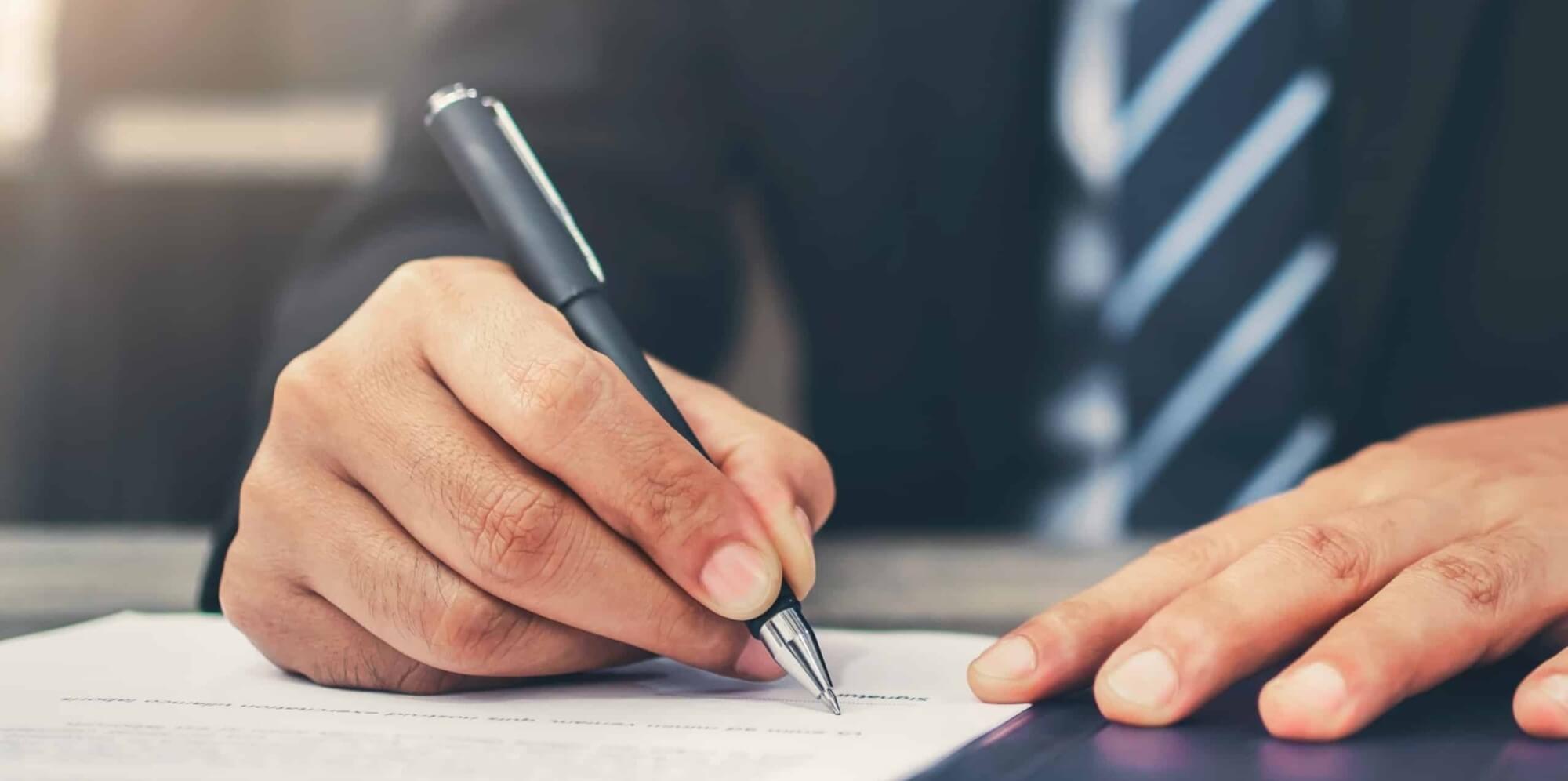 Rédaction d'un bon de visite pour un bien immobilier